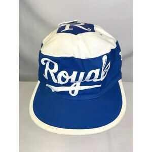 Vintage KANSAS CITY ROYALS Stretch Fit Painters Cap Hat